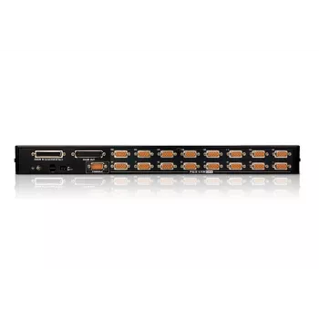 Conmutador KVM ATEN USB - PS/2 VGA de 16 puertos con puerto para periféricos USB