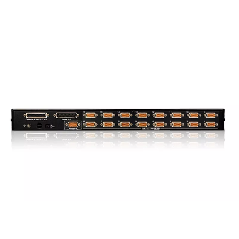 Conmutador KVM ATEN USB - PS/2 VGA de 16 puertos con puerto para periféricos USB