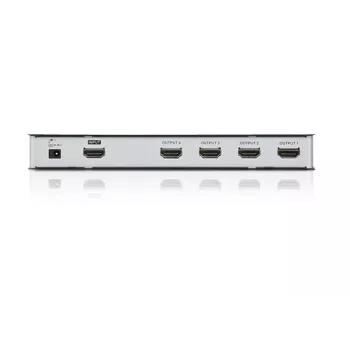 Divisor de audio/vídeo HDMI ATEN de 4 puertos 4Kx2K, HDMI, 4x HDMI, 4096 x 2160 píxeles, Negro, 4K Ultra HD, 15 m