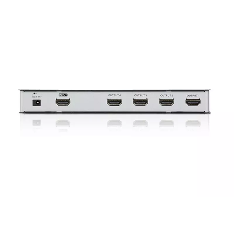 Divisor de audio/vídeo HDMI ATEN de 4 puertos 4Kx2K, HDMI, 4x HDMI, 4096 x 2160 píxeles, Negro, 4K Ultra HD, 15 m