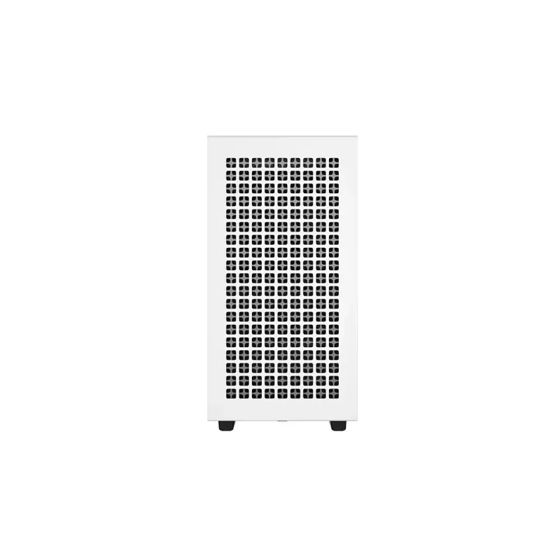 DeepCool CH370 WH R-CH370-WHNAM1-G-1 caja de PC Micro ATX Mini Tower, ventana lateral, compatibilidad con radiador de 360 mm, bahías 2x 3,5 pulgadas + 3x 2,5 pulgadas, blanca