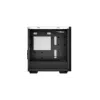 DeepCool CH370 WH R-CH370-WHNAM1-G-1 caja de PC Micro ATX Mini Tower, ventana lateral, compatibilidad con radiador de 360 mm, bahías 2x 3,5 pulgadas + 3x 2,5 pulgadas, blanca