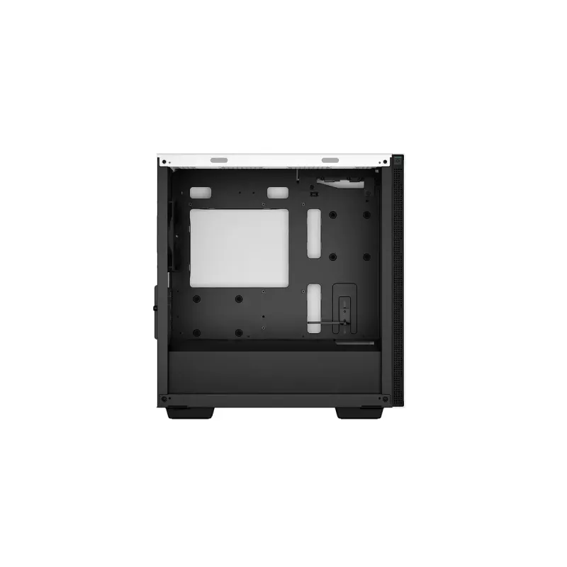 DeepCool CH370 WH R-CH370-WHNAM1-G-1 caja de PC Micro ATX Mini Tower, ventana lateral, compatibilidad con radiador de 360 mm, bahías 2x 3,5 pulgadas + 3x 2,5 pulgadas, blanca