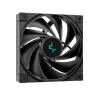 Disipador de aire DeepCool AK620 ZERO DARK 12 cm Negro, 6 heatpipes, 2 ventiladores PWM de 120 mm, TDP 260 W, altura 160 mm