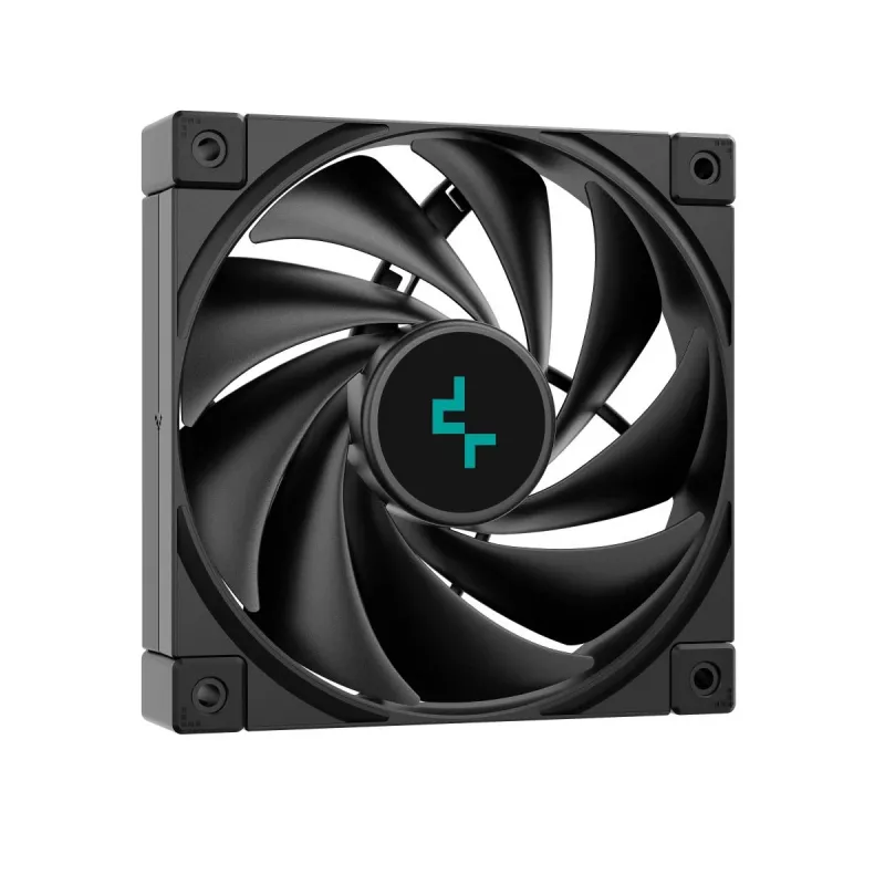 Disipador de aire DeepCool AK620 ZERO DARK 12 cm Negro, 6 heatpipes, 2 ventiladores PWM de 120 mm, TDP 260 W, altura 160 mm