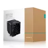 Disipador de aire DeepCool AK620 ZERO DARK 12 cm Negro, 6 heatpipes, 2 ventiladores PWM de 120 mm, TDP 260 W, altura 160 mm