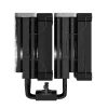 Disipador de aire DeepCool AK620 ZERO DARK 12 cm Negro, 6 heatpipes, 2 ventiladores PWM de 120 mm, TDP 260 W, altura 160 mm