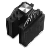 Disipador de aire DeepCool AK620 ZERO DARK 12 cm Negro, 6 heatpipes, 2 ventiladores PWM de 120 mm, TDP 260 W, altura 160 mm