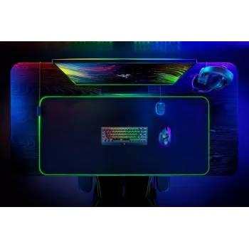 RAZER Goliathus Chroma 3XL - alfombrilla de ratón gaming blanda con Chroma RGB - negra