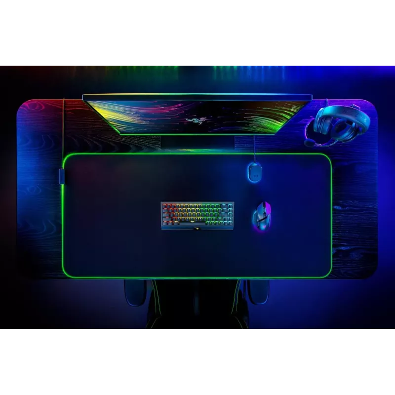 RAZER Goliathus Chroma 3XL - alfombrilla de ratón gaming blanda con Chroma RGB - negra