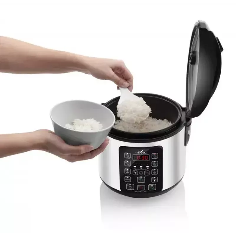 Olla arrocera ETA Granellino 1,5 L, 500 W, negra, control por botones