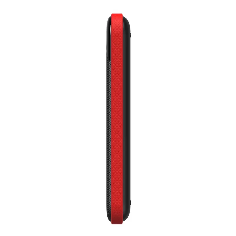 Silicon Power Armor A62 SP010TBPHD62SS3K disco duro portátil de 1 TB, USB 3.2 Gen 1, negro/rojo