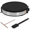 Máquina de crepes Adler AD 3058 1600 W Negro Acero inoxidable