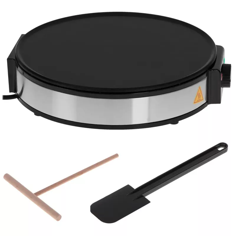 Máquina de crepes Adler AD 3058 1600 W Negro Acero inoxidable