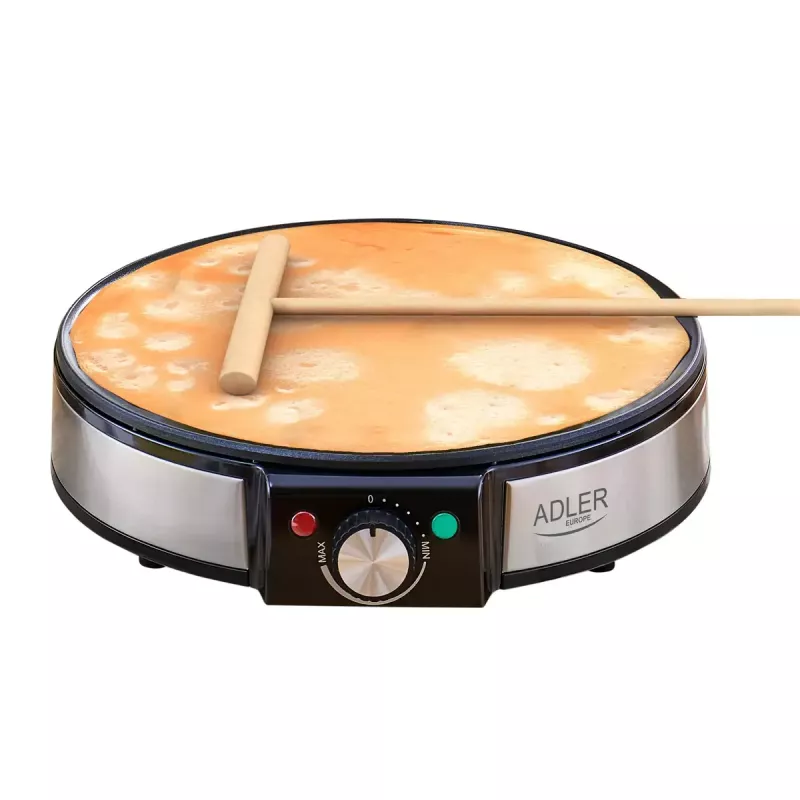 Máquina de crepes Adler AD 3058 1600 W Negro Acero inoxidable
