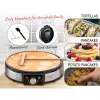 Máquina de crepes Adler AD 3058 1600 W Negro Acero inoxidable
