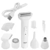 Set de recortadora con batería Camry CR 2935 5 en 1 – kit multigrooming recargable para recorte de barba, cara, orejas y nariz