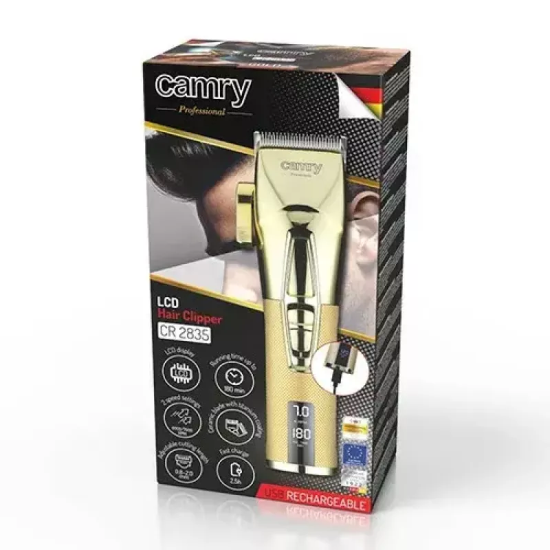 Cortapelos Camry CR 2835g inalámbrico – niveles de corte ajustables para el corte del cabello