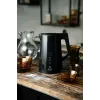 Hervidor eléctrico Adler AD 1345b — capacidad de 1,7 l, 2200 W, acero inoxidable, negro