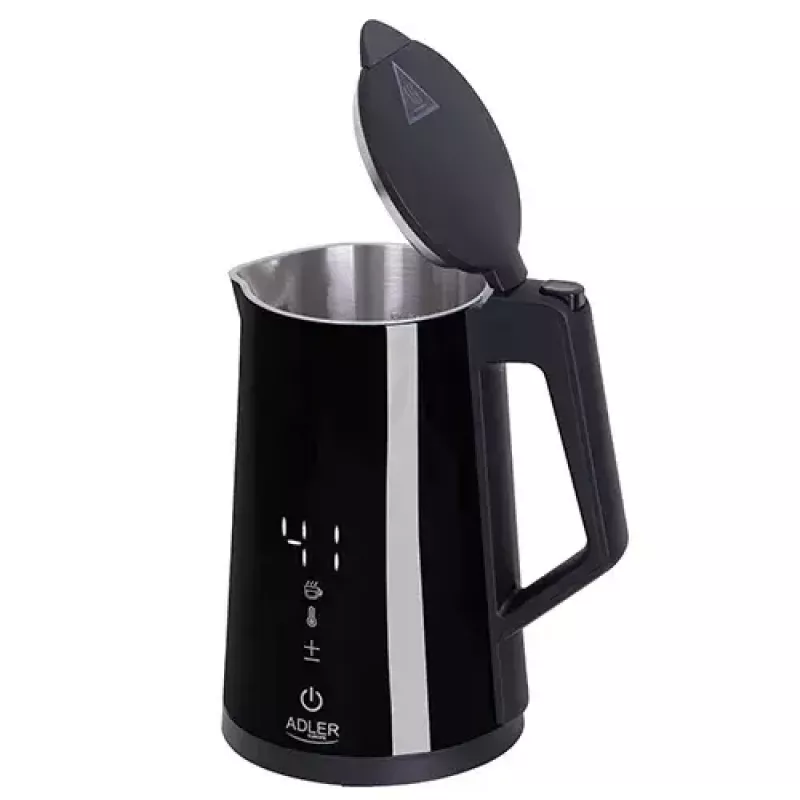 Hervidor eléctrico Adler AD 1345b — capacidad de 1,7 l, 2200 W, acero inoxidable, negro