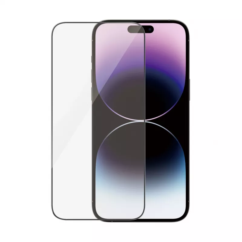 Protector de pantalla PanzerGlass Apple iPhone 14 Pro Max Ultra-Wide Fit resistente a arañazos y golpes