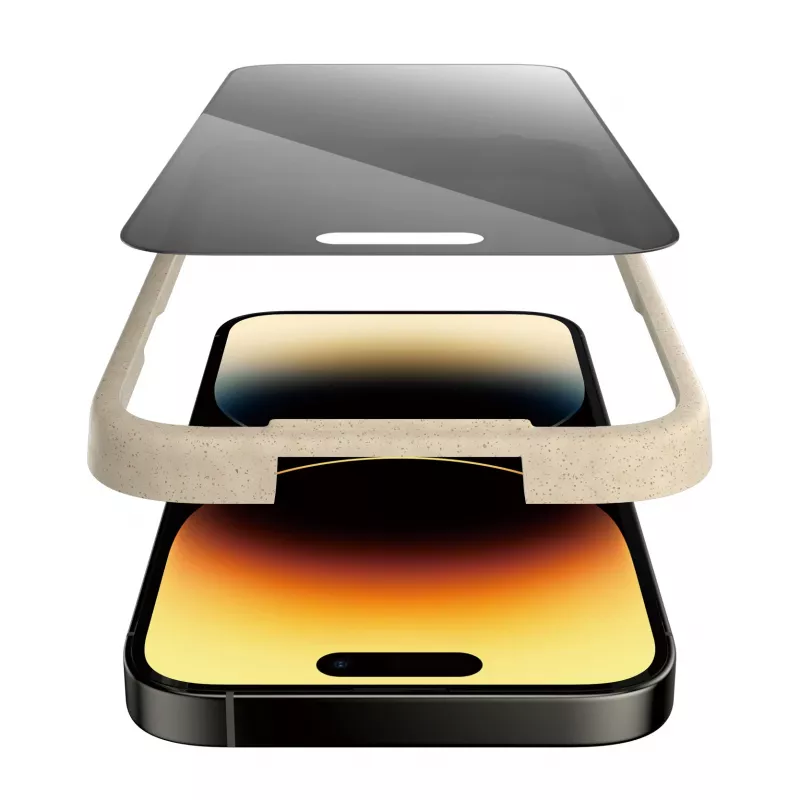 PanzerGlass ® Protector de pantalla con privacidad iPhone 14 Pro | Ultra-Wide Fit con EasyAligner