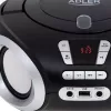 Reproductor de CD portátil Adler AD 1181 Negro Plata