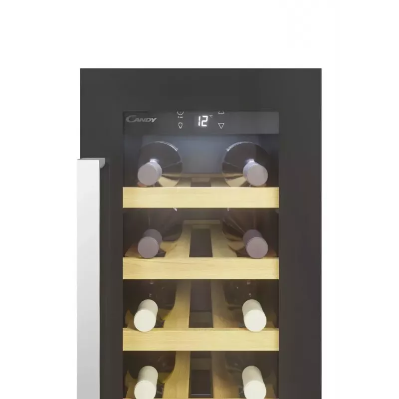 Vinoteca empotrable Candy DiVino CCVB 30/1 Negra 20 botellas
