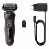 Braun Series 5 50-R1000s Afeitadora de láminas Negra, Roja