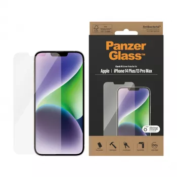 Protector de pantalla PanzerGlass para Apple iPhone 14 Plus 13 Pro Max, resistente a arañazos y golpes