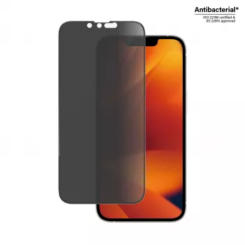 Protector de pantalla de privacidad PanzerGlass Apple iPhone 14 13 13 Pro resistente a arañazos y golpes