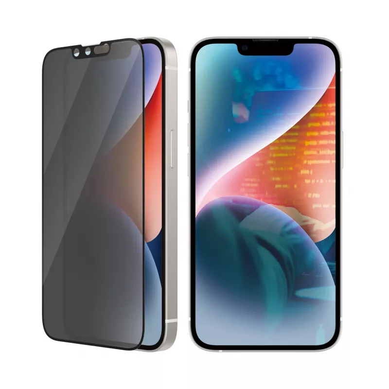 Protector de pantalla de privacidad PanzerGlass Apple iPhone 14 13 13 Pro resistente a arañazos y golpes