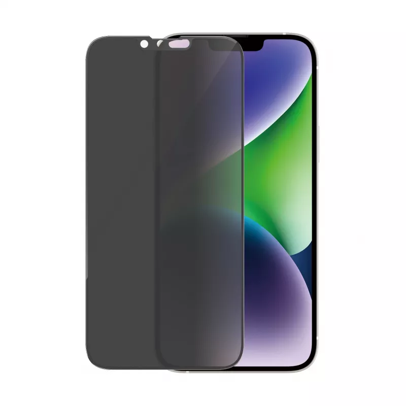 Protector de pantalla de privacidad PanzerGlass Apple iPhone 14 Plus 13 Pro Max resistente a arañazos y golpes