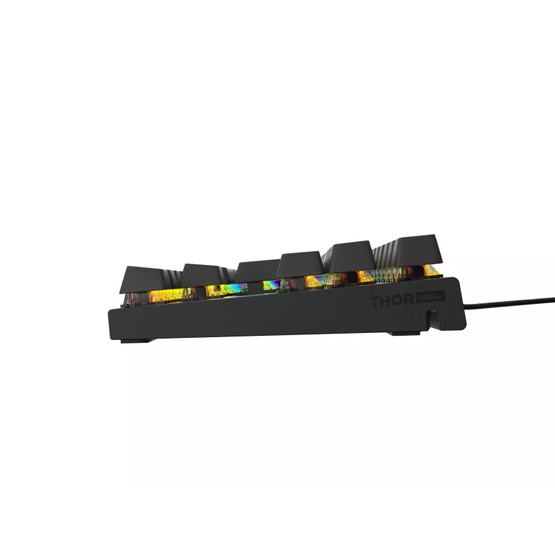 Teclado GENESIS Thor 303 TKL Gaming USB QWERTY negro RGB LED
