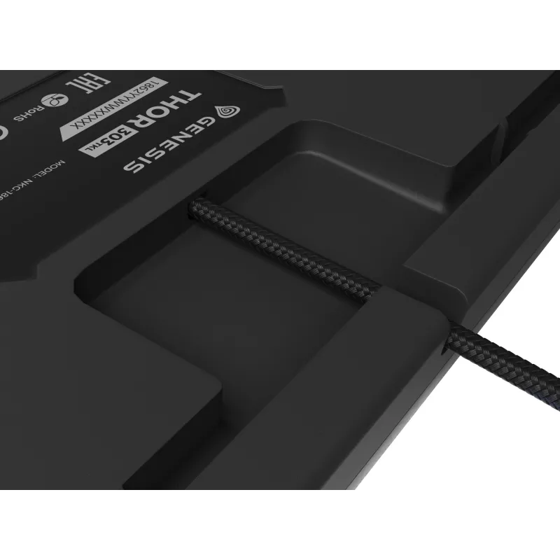 Teclado GENESIS Thor 303 TKL Gaming USB QWERTY negro RGB LED