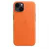 Funda de piel APPLE con MagSafe iPhone 14 naranja