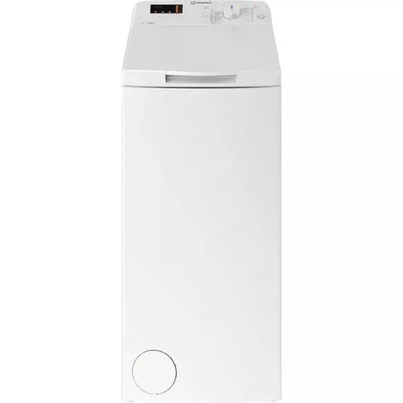 Lavadora de carga superior INDESIT BTW S60400 EU/N — 6 kg, 1000 rpm, clase energética C, blanca