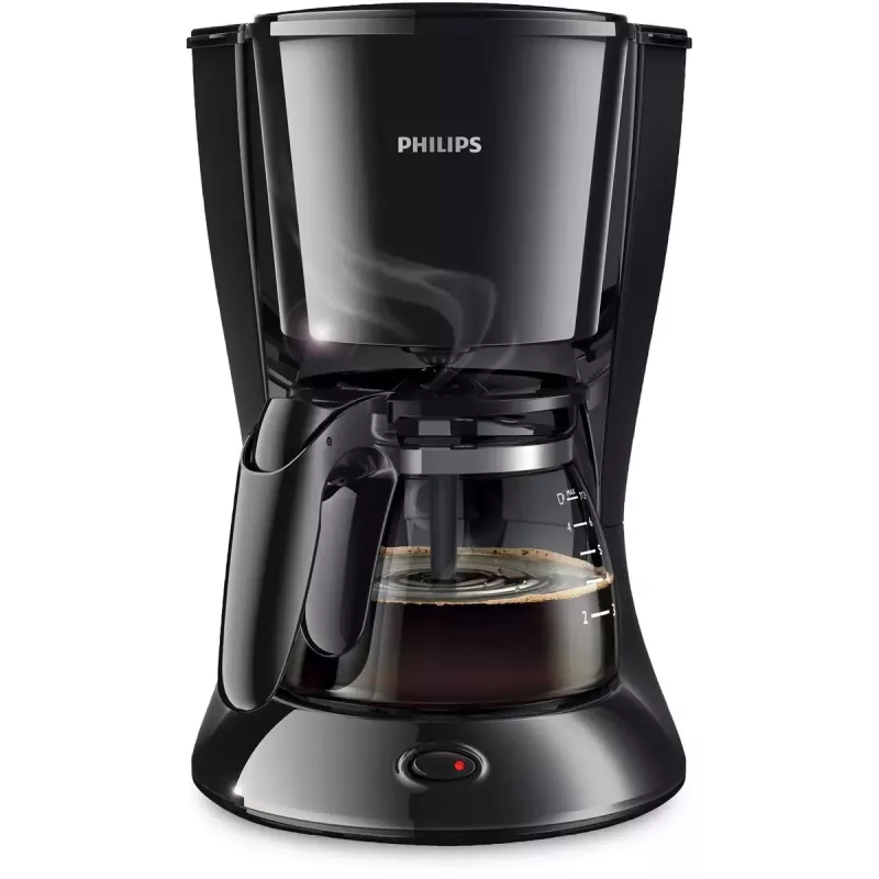 Philips Daily Collection HD7432/20 cafetera de goteo, 750 W, depósito de agua de 0,6 l, 2-7 tazas, negra