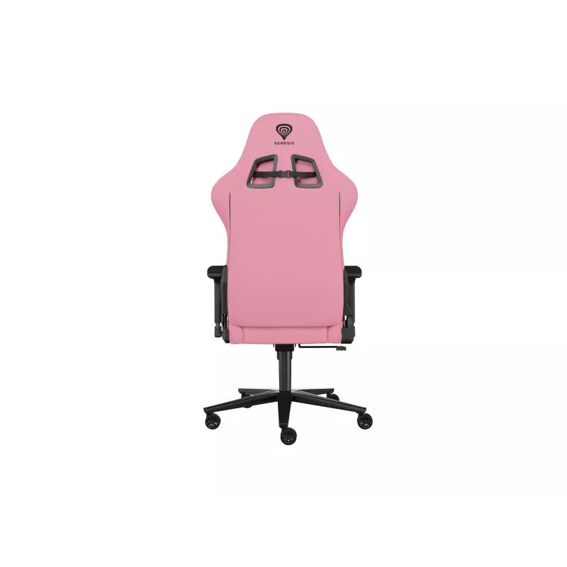 Silla gaming para PC GENESIS Nitro 720 con relleno de aire negra rosa 150 kg