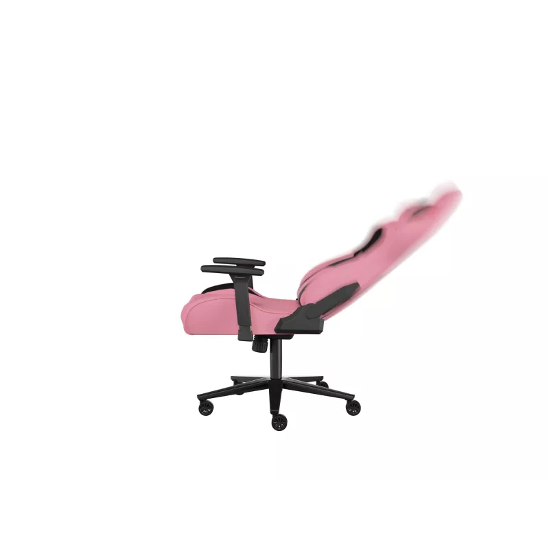 Silla gaming para PC GENESIS Nitro 720 con relleno de aire negra rosa 150 kg