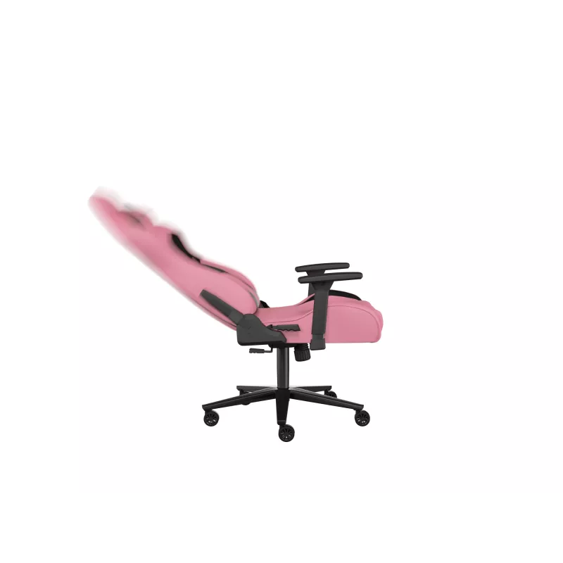 Silla gaming para PC GENESIS Nitro 720 con relleno de aire negra rosa 150 kg