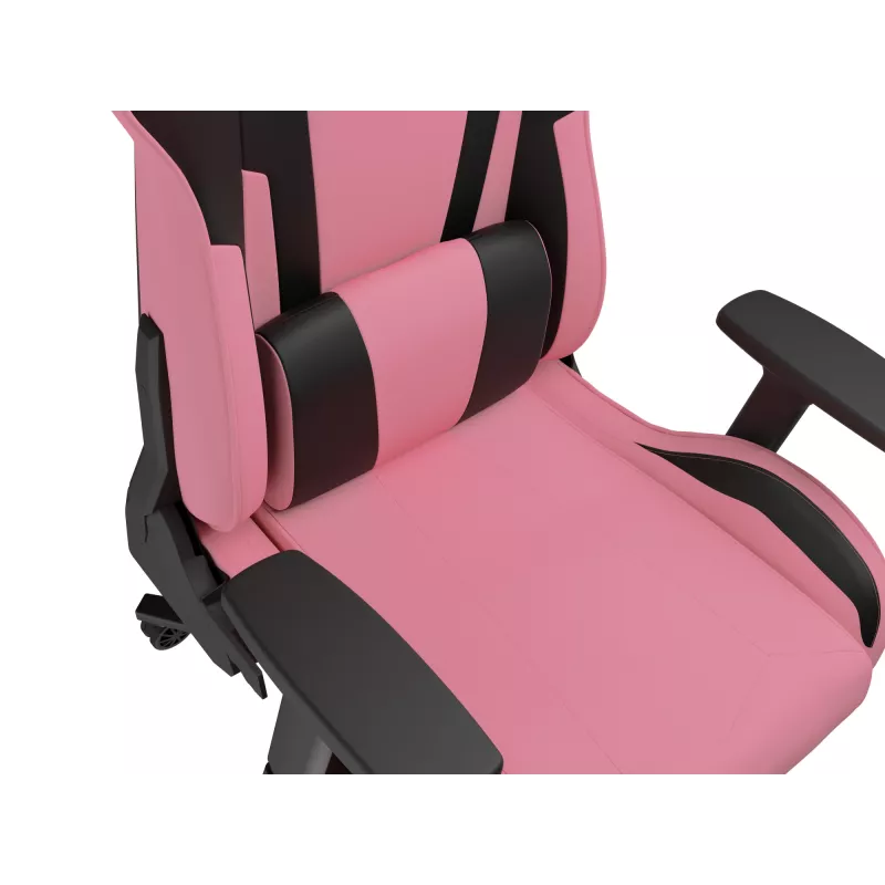 Silla gaming para PC GENESIS Nitro 720 con relleno de aire negra rosa 150 kg