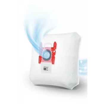 Bolsas para aspirador de cilindro Bosch BBZAFGALL — pack de 4, blancas, 240×75×165 mm, 100 g por unidad