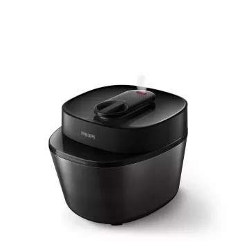 Olla a presión eléctrica Philips HD2151/40 — 5 L, 1000 W, 34 programas automáticos, negra
