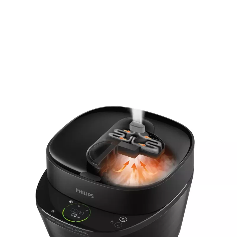 Philips All-in-One Cooker HD2151/40 olla multicocción, 5 l, 1000 W, negra