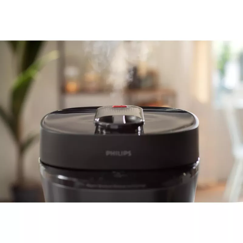 Philips All-in-One Cooker HD2151/40 olla multicocción, 5 l, 1000 W, negra