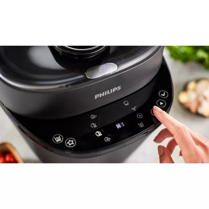 Philips All-in-One Cooker HD2151/40 olla multicocción, 5 l, 1000 W, negra