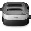 Philips Daily Collection HD2517/90 tostadora, 2 ranuras, 830 W, negro/plata
