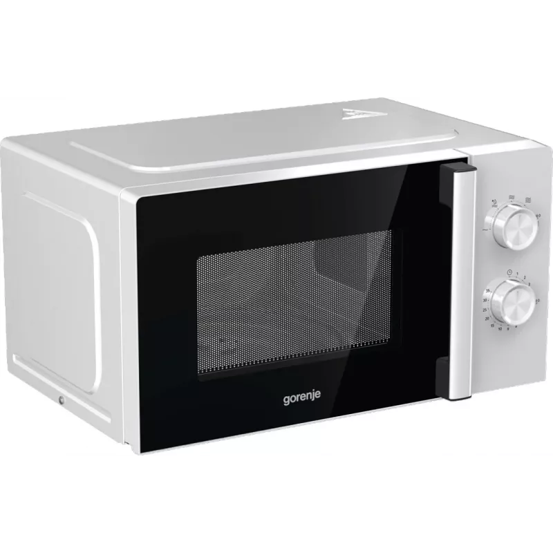 Microondas solo Gorenje 740248 — 800 W, 20 l, blanco, 5 niveles de potencia, plato giratorio de 270 mm