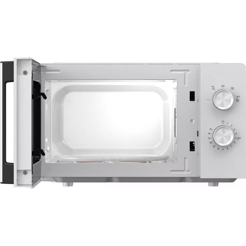 Microondas solo Gorenje 740248 — 800 W, 20 l, blanco, 5 niveles de potencia, plato giratorio de 270 mm